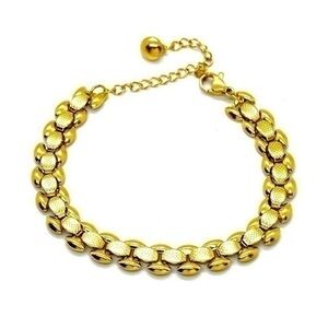 Gold Watch Chain Bracelet